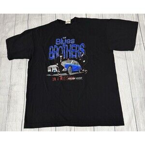 The Blues Brothers “On A Mission From God” Graphic T Shirt Vintage 1998 Size XL